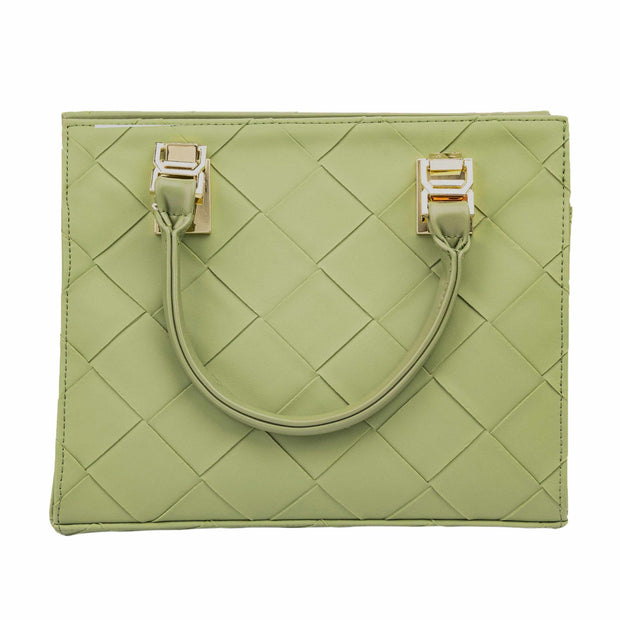 Elegant Criss Cross Pattern Handbag by Princess Purse
